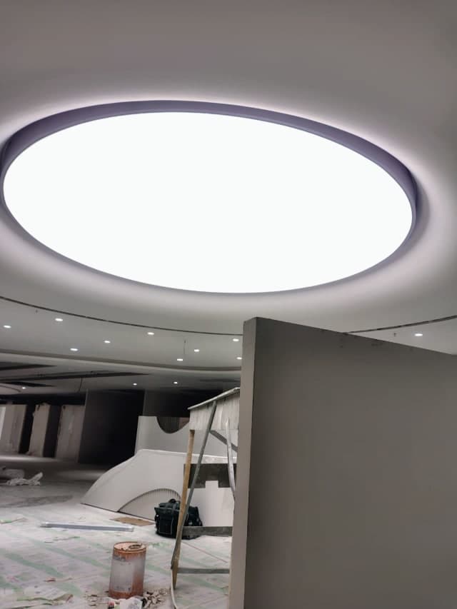 Cantabil Showroom – Translucent Circle Stretch Ceiling
